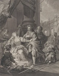 Gunhilda acusada de adulterio, 1760