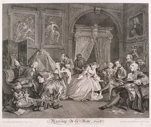 Matrimonio a la Moda, 1745, placa IV