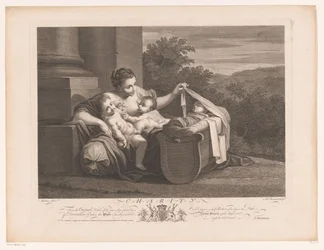 caridad Caridad (título sobre el objeto) Pinturas del siglo XVII de la colección Devonshire (título de la serie)