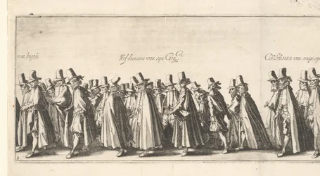 El cortejo fúnebre (lámina 3), 1615