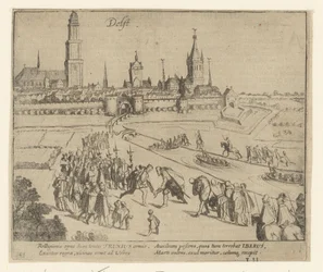 Recepción de Truchsess en Delft, 1584