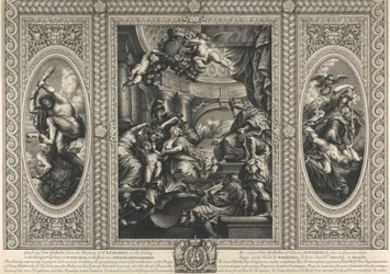 El techo del Banqueting House en Whitehall: La unión de las coronas de Inglaterra y Escocia