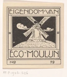 Ex libris de Eco Moulijn