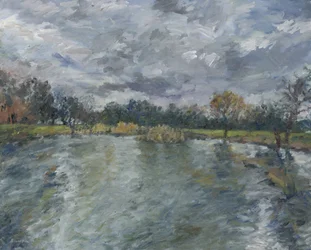 Estanque nº 13, 2023 (óleo sobre lienzo)