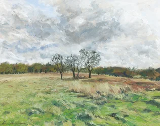 Richmond Park (óleo sobre lienzo)