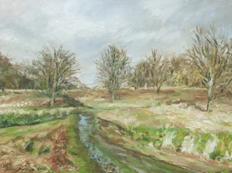Richmond Park (óleo sobre lino)