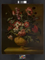 Un jarrón de flores
