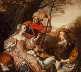 Retrato de grupo (óleo sobre lienzo)