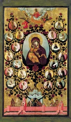 Apoteosis de la Virgen de Vladímir, 1668