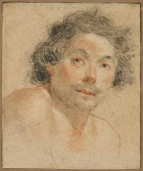 Retrato de busto de un joven