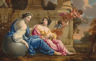 Las Musas Urania y Calíope, hacia 1634
