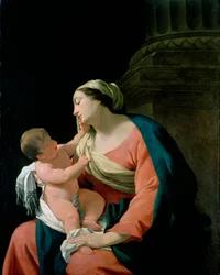 La Virgen y el Niño de la Columna