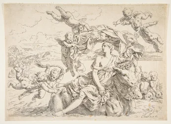El rapto de Europa, ca. 1636