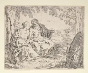 Descanso en la Huida a Egipto