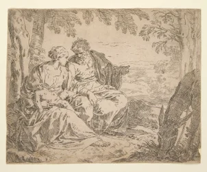 Descanso en la Huida a Egipto