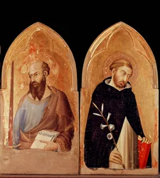 San Pablo y San Domingo. Políptico de Orvieto