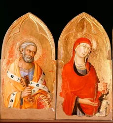 San Pedro y Santa María Magdalena. Políptico de Orvieto