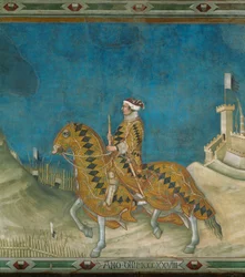 El condottiero Guidoriccio da Fogliano a caballo (fresco)