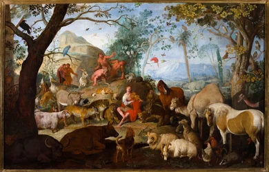 Orfeo encanta a los animales con su música