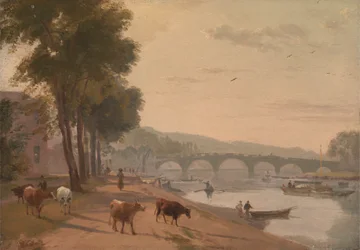 Vista del puente de Richmond, en el Támesis