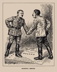 Amigos dudosos. Revista Punch, 1939, 1939