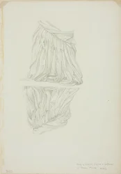 Figura Drapada y Reflejo, estudio para Espejo de Venus