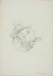 Reflejo de cabeza, estudio para Espejo de Venus
