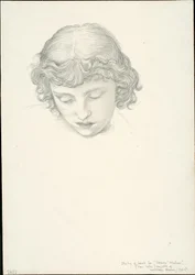 Estudio para Mirror of Venus: Head