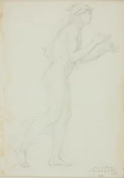 Estudio para Peregrino en Romaunt of the Rose