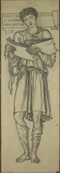 Timoteo (Caricatura para la ventana este de la Capilla de la Señora)