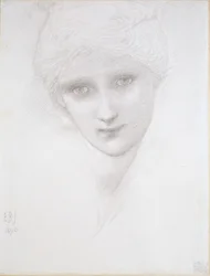 Cabeza de una Mujer, 1890