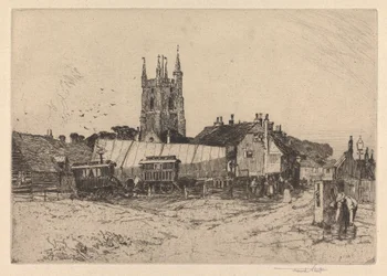 Jugadores ambulantes en Lidd, Kent