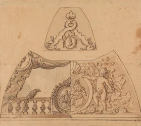 Diseño para una decoración de techo (con un loro)