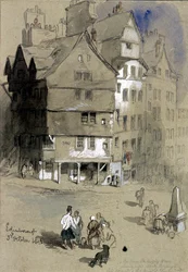 Casa de Sir George McKenzie, Edimburgo, Escocia, 1845