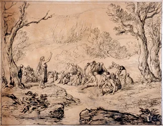 San Juan Predicando en el Desierto, 1883