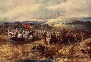 El regreso de Iván el Terrible a Moscú después de la conquista de Kazán