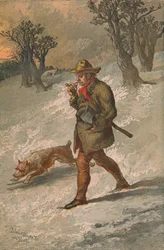 El leñador y su perro, 1862