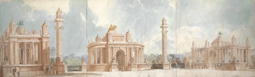 Diseño de la entrada a Hyde Park y St. James