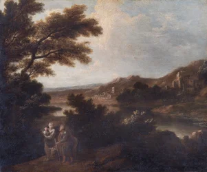 Paisaje con la huida a Egipto