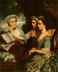 La señora Paine y sus hijas, c. 1767, 1942