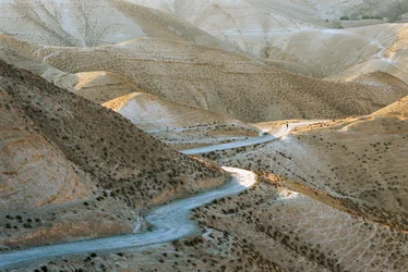 Israel, Judea: Escena de las colinas de Judea al este de Jerusalén, 2022 (foto)