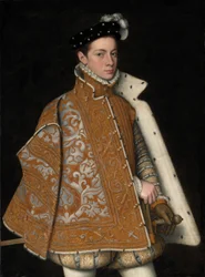Retrato del príncipe Alessandro Farnese (1545-1592), posteriormente duque de Parma y Piacenza