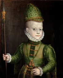 Retrato de un niño en la Corte española