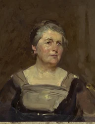 Sybil Margaret Thomas, Vizcondesa de Rhondda (óleo sobre lienzo)