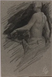 Estudio para monumento ecuestre