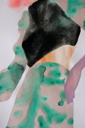 Figura de moda abstracta