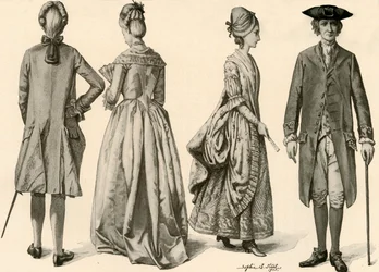 Ropa durante el reinado de Jorge III, 1760-1776, 1903, 1937