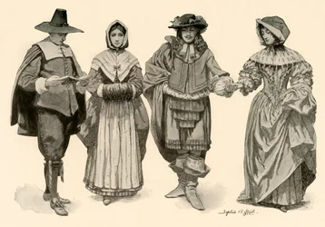 Ropa durante el período de 1620-1670, 1903, 1937