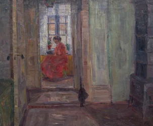 Interior (óleo sobre lienzo)