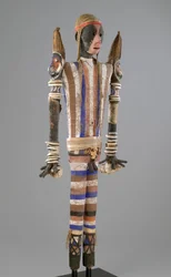 Figura de efigie Rambaramp, hecha en Malakula, Vanuatu